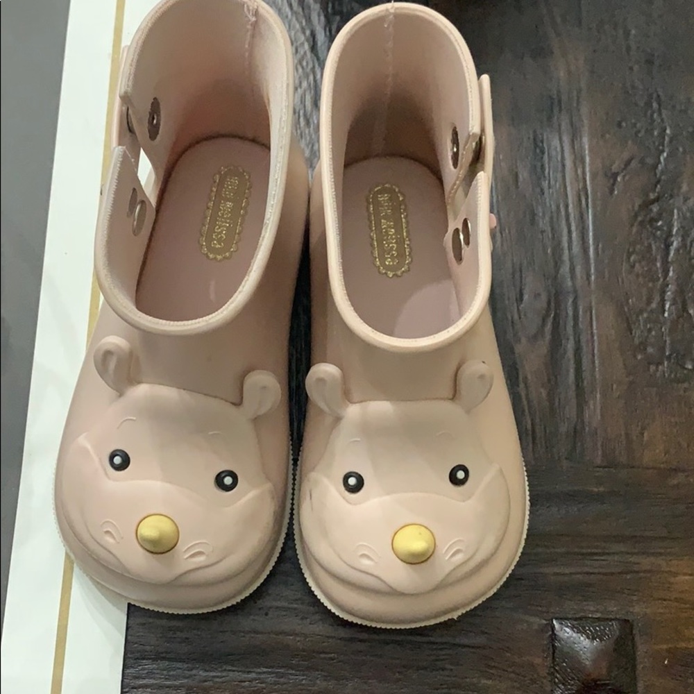 MINI MELISSA Rhino Rainboots (sz 8)